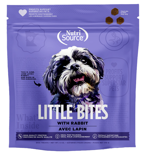 NutriSource Rabbit Little Bites Dog Treats