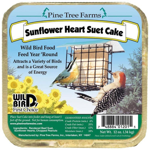 Pine Tree Farms Sunflower Heart Suet Cake