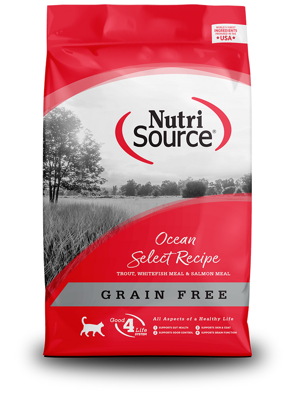 NutriSource Grain Free Ocean Select Entree Dry Cat Food