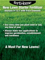 FERTI-LOME New Lawn Starter Fertilizer 9-13-7 (3.25 lbs)
