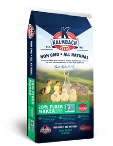 20% Non-GMO Flock Maker™ Crumble Feed