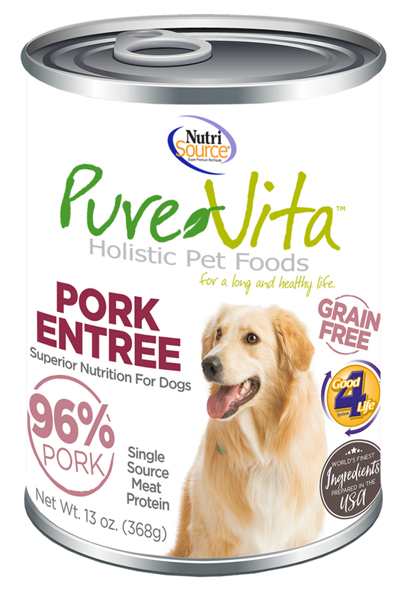 NutriSource® PureVita™ Grain Free Pork Entree