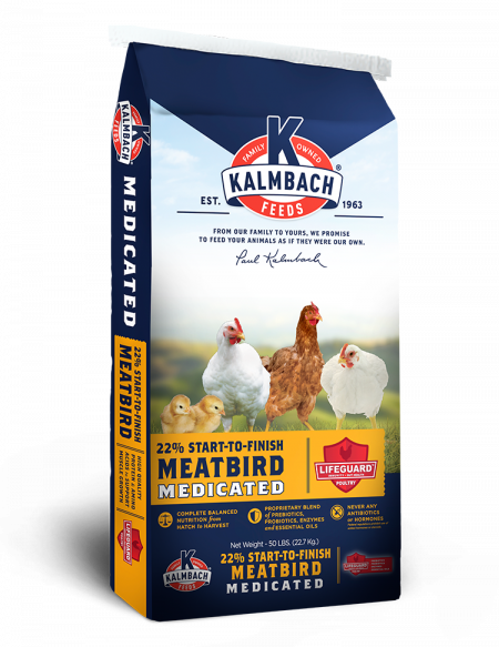 Kalmbach 22% Start-To-Finish Meatbird (Medicated)